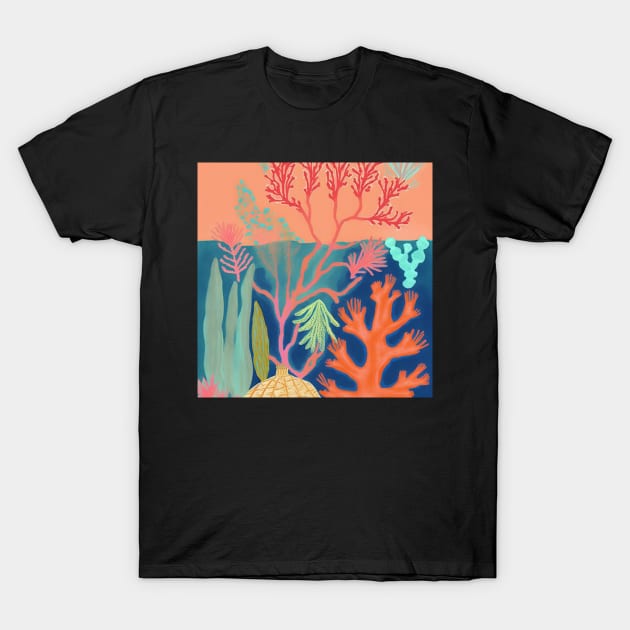 Corals in the sea T-Shirt by RoseAesthetic